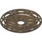 Ekena Millwork Loera Ceiling Medallion (Fits Canopies up to 6 1/4"), 26 5/8"OD x 4 1/2"ID x 1 3/8"P, Warm Silver CM26LOWSS - alternate 3